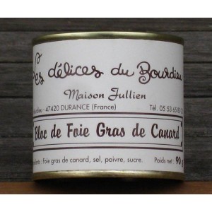 Bloc de foie gras de canard 90 gr