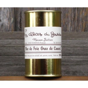 Bloc de foie gras de canard 200 gr